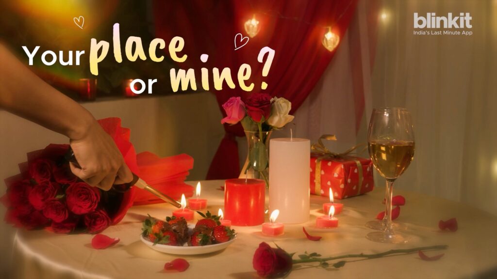 Blinkit – V-day Date Night Setup in 10 minutes